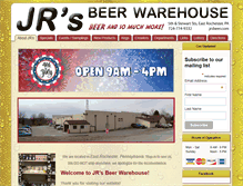 Tablet Screenshot of jrsbeer.com